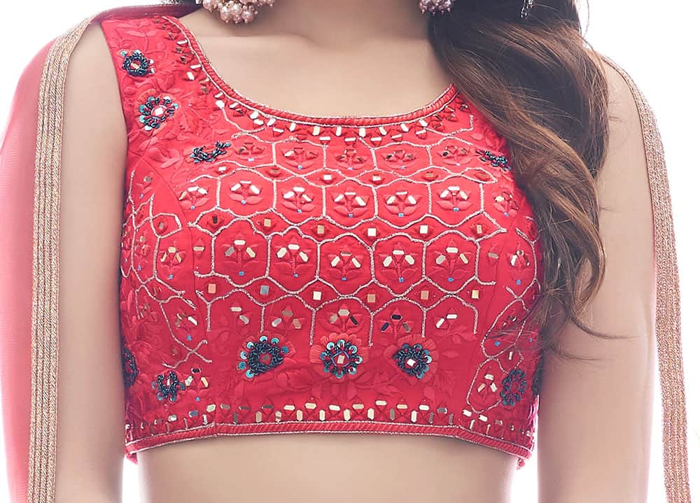 multi-color lehenga choli set