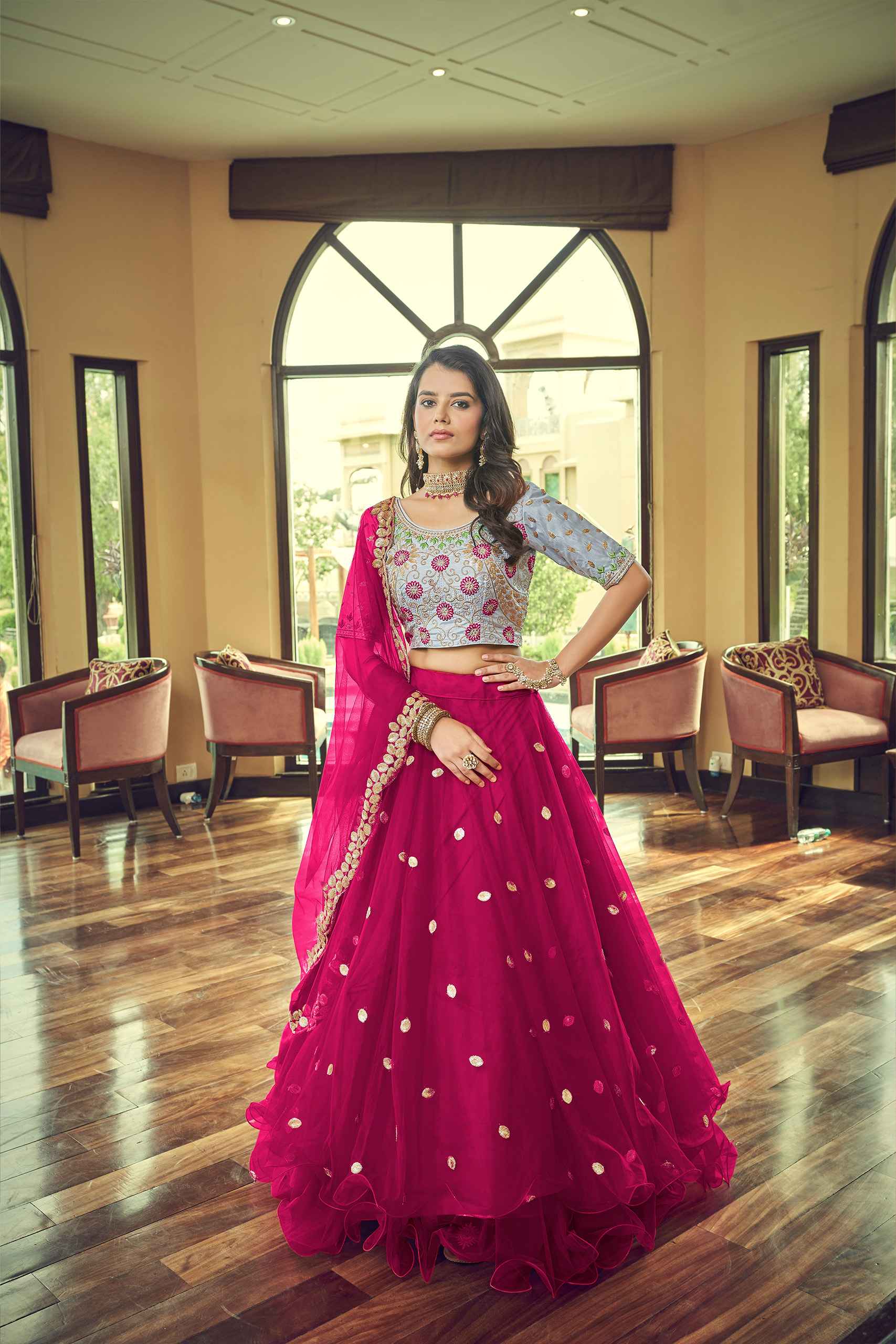 Designer Sabyasachi Inspired Mulberry Silk Lehenga Choli for Women With  Embroidery Work, Wedding Wear Bridal Lengha Choli Bollywood Lehenga - Etsy