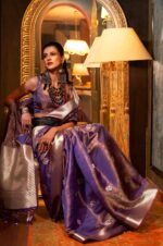 Katie Two-Tone Organza Saree 317002 (3)