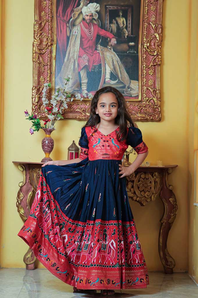 Buy Noyyal Kids Cottonsilk Maxi Length Gown Dress, 15 Years-16 Years Online  at Best Prices in India - JioMart.