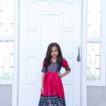 Pink Patola Dola silk Gown Froak for Girls (1 to 15 Years)