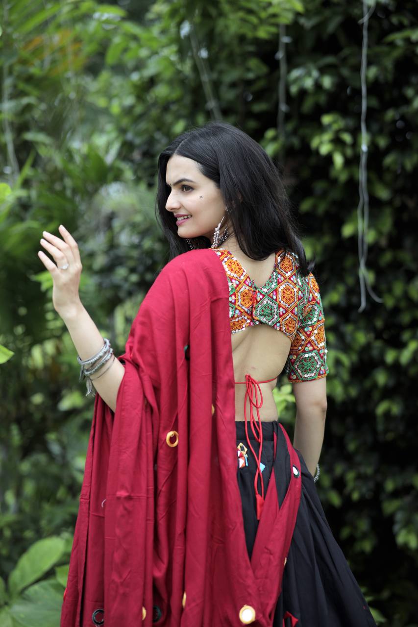 BridalTrunk - Online Indian Multi Designer Fashion Shopping AQUA OMBRÉ  TULLE LEHENGA CHOLI DUPATTA SET