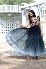 Black Readymade Designer Gown (1)