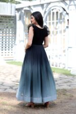 Black Readymade Designer Gown (5)