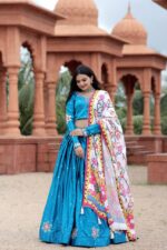 Navaratri Special Lehenga Choli sky blue with beutiful designs (6)