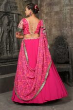 Pink forever lehenga choli for navratri (2)