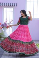Pink readymade premium designer gown for women (1)