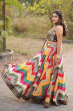 Rainbow Zig-zag Lehenga Choli (Full Stitched) (7)