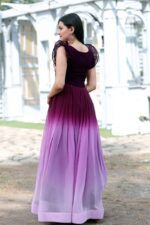 Wine Readymade Designer gown Collection (1)