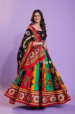 Multicolor stylish Designer navratri lehenga choli set (3)