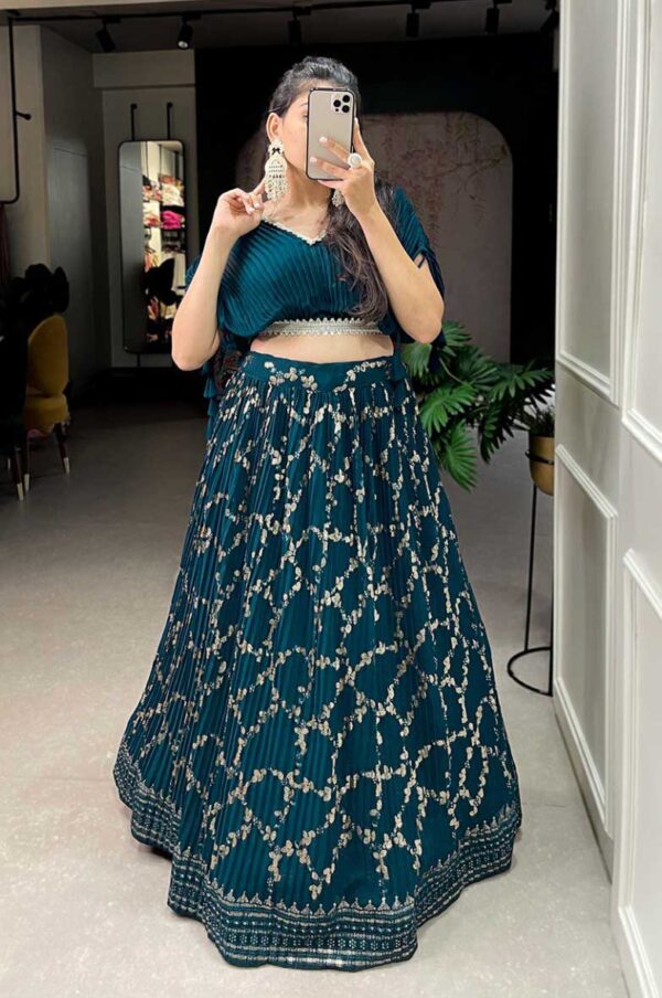 Sequance ambroidered co ord Lehenga choli set