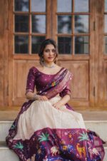 Royal-Elegance-Lehenga-Set---silk-lehenga-choli-brown--(2)