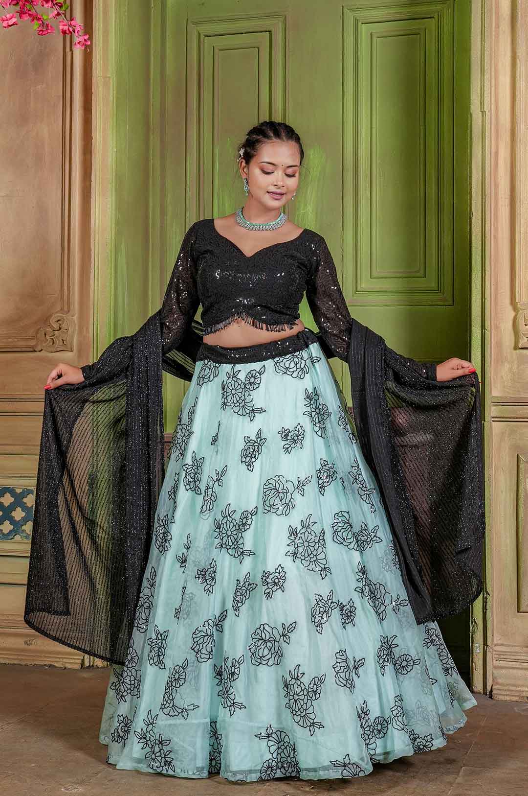 Banglori Silk Full Sleeves Lehenga Choli, Feature : Breathable, Occasion :  Bridal Wear, Festival Wear at Rs 1,350 / Piece in Rajkot
