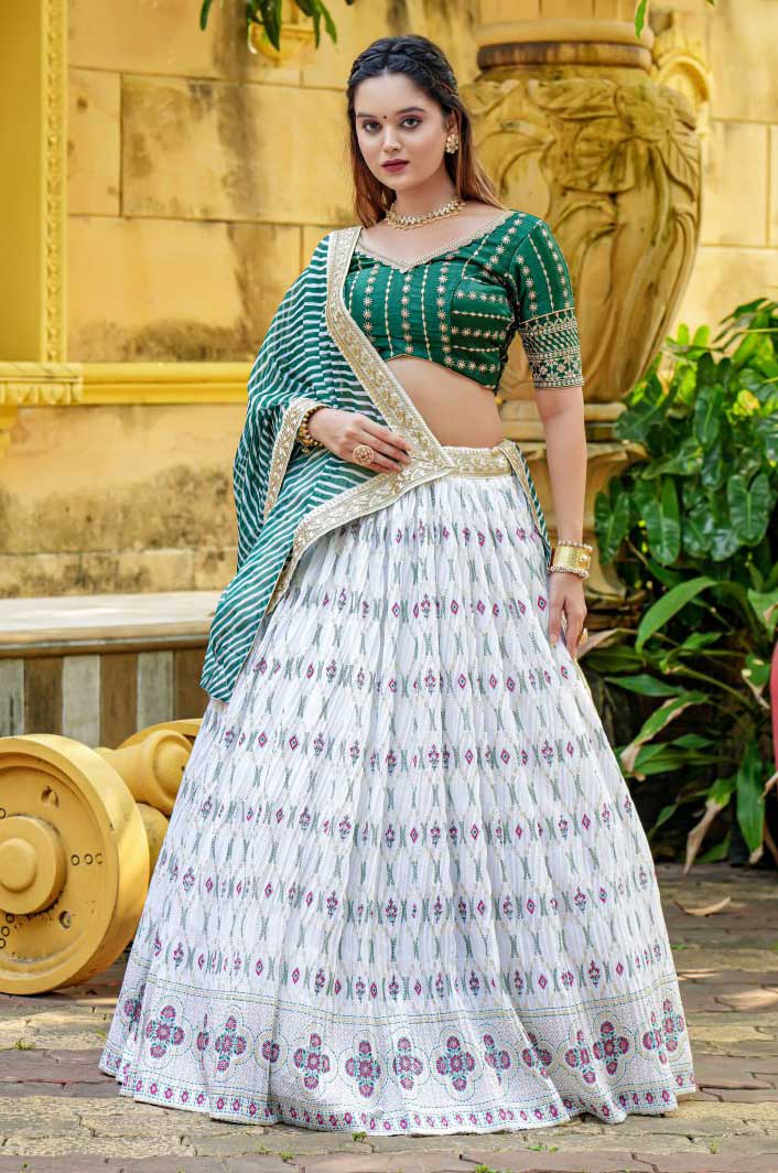 Buy Biva Niyati Georgette Bollywood Style Lehenga Choli 2023