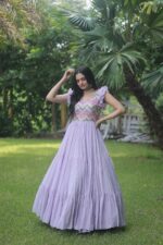 Premium-Readymade-Purple-Designer-Gown-for-women