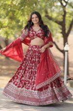 Maroon-Heavy-Designer-Lehenga-Choli-2