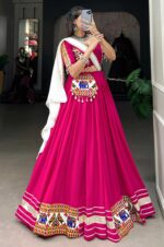 Pink-Navratri-Lehenga-Choli-with-Gamthi-and-Gota-Patti-Work-2