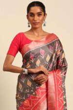 cotton-patola-saree-with-unstitched-blouse-4