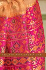 wooden-and-pink-Nude-Cotton-Saree-For-Women-4