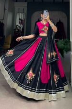 Black-and-Pink-Gamthi-Lehenga-Choli-For-Navratri-3