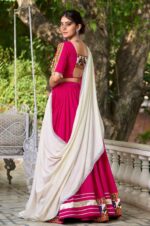 Pink-Lehenga-Choli-for-Navratri-With-Gamthi-Work