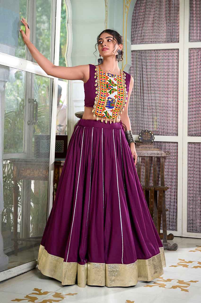 wine navratri lehenga choli