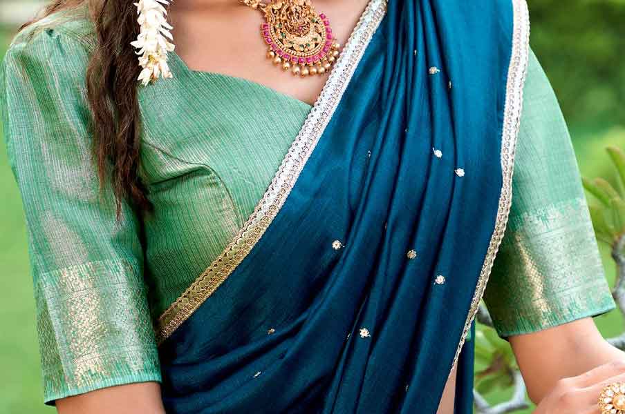 Pista Zari Weaving Kanchipuram Silk Lehenga Choli With Dupatta