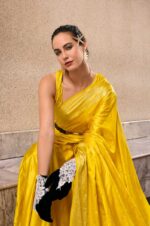 Yellow-Assam-Muga-Silk-Saree-with-Golden-Detailing-and-Intricate-Border-4