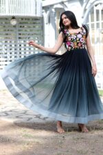 Black-Ombre-Georgette-Gown-with-Floral-Embroidered-Bodice