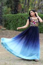 Blue-Ombre-Georgette-Gown-with-Floral-Embroidered-Bodice-3