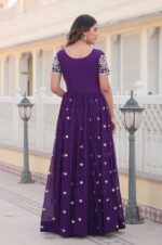 Elegant-Purple-Anarkali-Gown-with-Classic-Embroidery