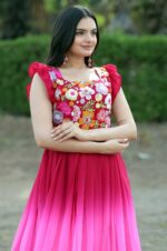 Hot-Pink-Ombre-Georgette-Gown-with-Floral-Embroidered-Bodice-4
