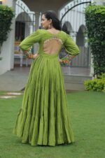 Kutchi-Gamthi-Embroidered-Perot-Green-Gown-5