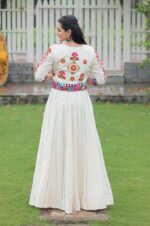 Off-White-Gamthi-Embroidered-Koti-Style-Lehenga-Choli
