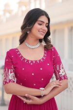 Pink-Faux-Blooming-Gown-with-Grand-Flair-2