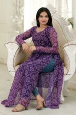 Purple-Printed-Georgette-Kurta-with-Side-Slits-and-Full-Sleeves-2