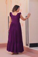 Purple-Radiant-Faux-Blooming-Gown-with-Sequins-&amp;-Multi-Thread-Embroidery-5