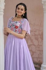 Purple-Star-Georgette-Gown-with-Heavy-Beaded-&amp;-Sequin-Work-and-Ruffled-Hem-2