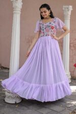 Purple-Star-Georgette-Gown-with-Heavy-Beaded-&amp;-Sequin-Work-and-Ruffled-Hem-3