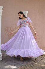 Purple-Star-Georgette-Gown-with-Heavy-Beaded-&amp;-Sequin-Work-and-Ruffled-Hem-4
