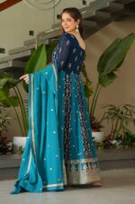 Rama-Zari-Embroidered-Faux-Blooming-Gown-with-Dupatta-4