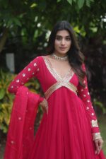 Ravishing-Rani-Faux-Blooming-Gown-with-Elegant-Embroidered-Dupatta