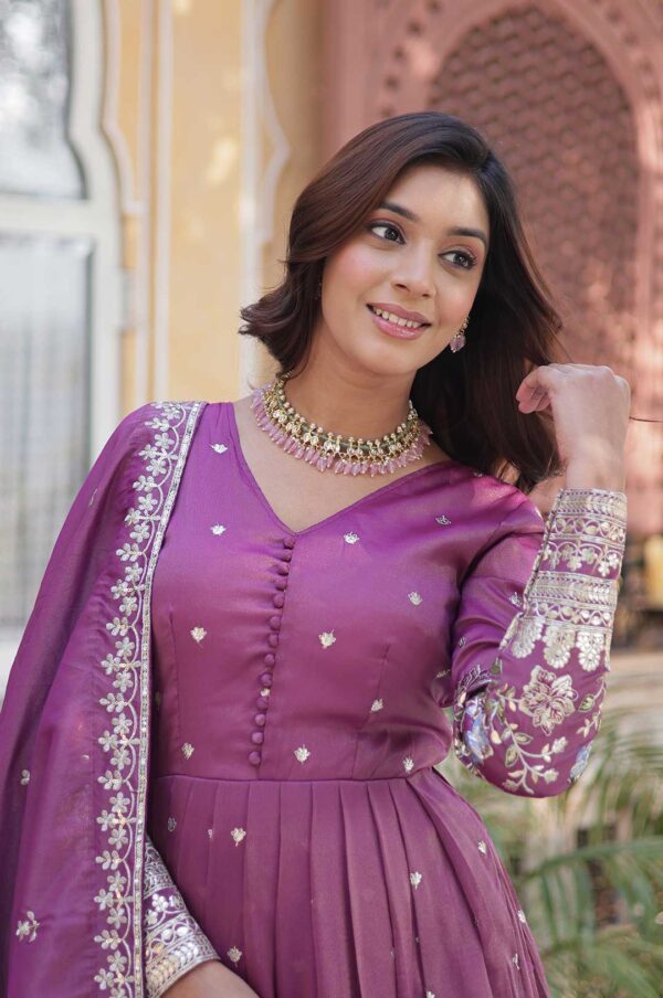 Royal-Onion-Embroidered-Anarkali-Gown-With-Dupatta