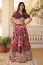 Royal-Wine-Charm-–-Russian-Silk-Foil-Embroidered-Lehenga-Set--4
