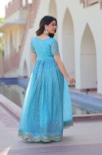 Sky-blue-Sparkling-Gold-Crush-Gown-4