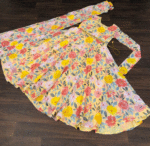 Sunshine-Yellow-Floral-Gown-in-Faux-Georgette-with-Dupatta-&amp;-Belt-–-Digital-Print-Anarkali-2 - Copy