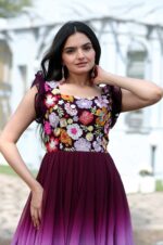 Wine-Ombre-Georgette-Gown-with-Floral-Embroidered-Bodice-4
