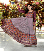 Wine-Patola-Print-Pashmina-Silk-Gown-4 - Copy