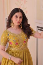 Yellow-Sparkling-Gold-Crush-Gown-