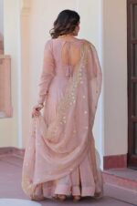 Elegant-Chiku-Fendy-Chiffon-Gown-Set-–-12-Kali-Stitch-with-Embroidered-Dupatta-